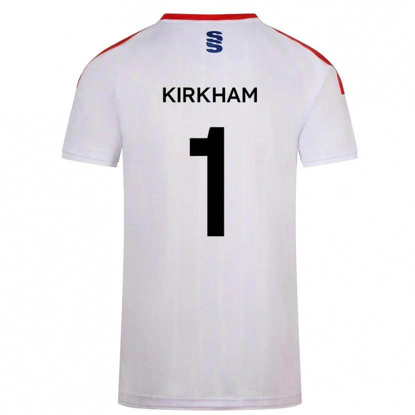 Danxen Kinderen Skye Kirkham #1 Wit Marine Thuisshirt Thuistenue 2025/26 T-Shirt