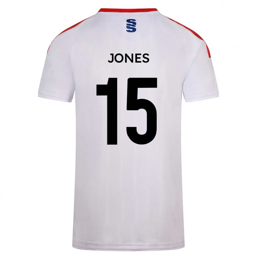Danxen Kinderen Kieran Jones #15 Wit Marine Thuisshirt Thuistenue 2025/26 T-Shirt