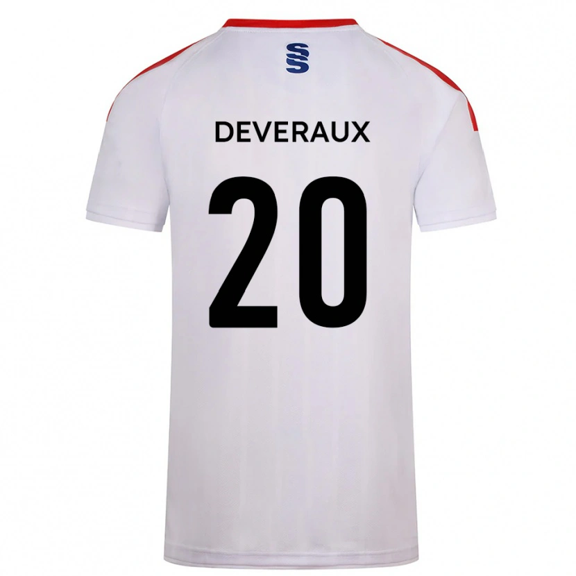 Danxen Kinderen Demi Deveraux #20 Wit Marine Thuisshirt Thuistenue 2025/26 T-Shirt