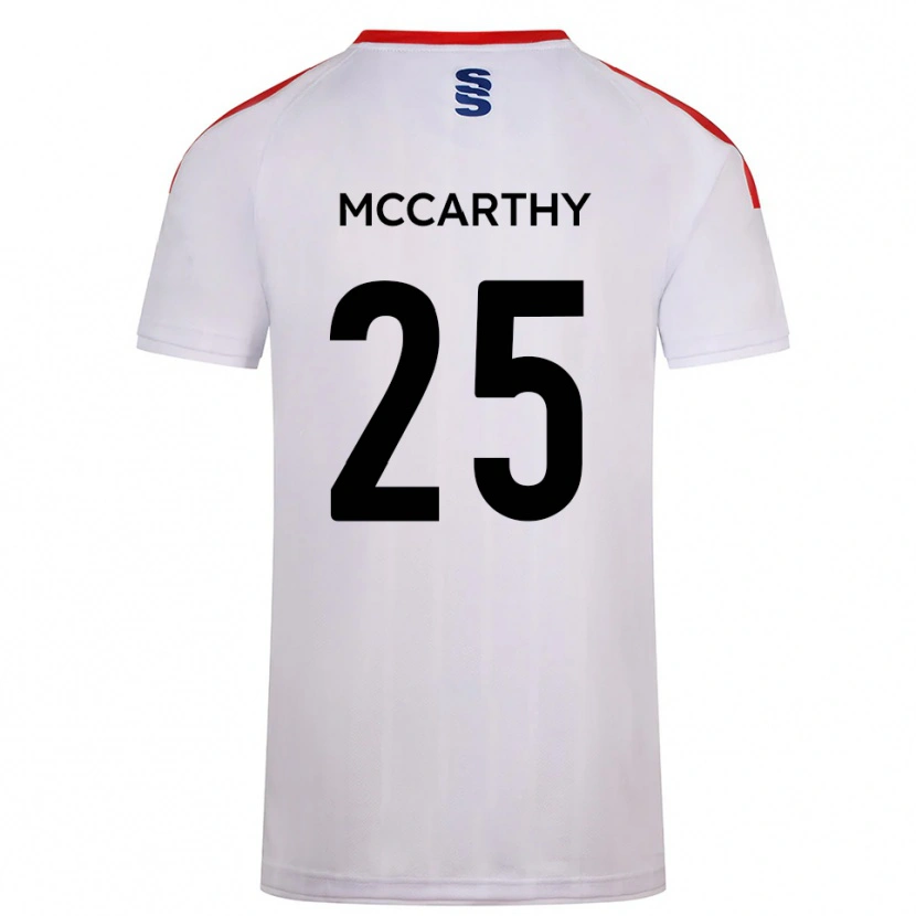 Danxen Kinderen Max Mccarthy #25 Wit Marine Thuisshirt Thuistenue 2025/26 T-Shirt