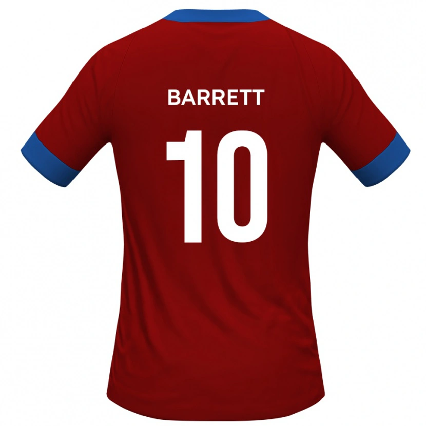 Danxen Kinderen Josh Barrett #10 Rood Blauw Thuisshirt Thuistenue 2025/26 T-Shirt