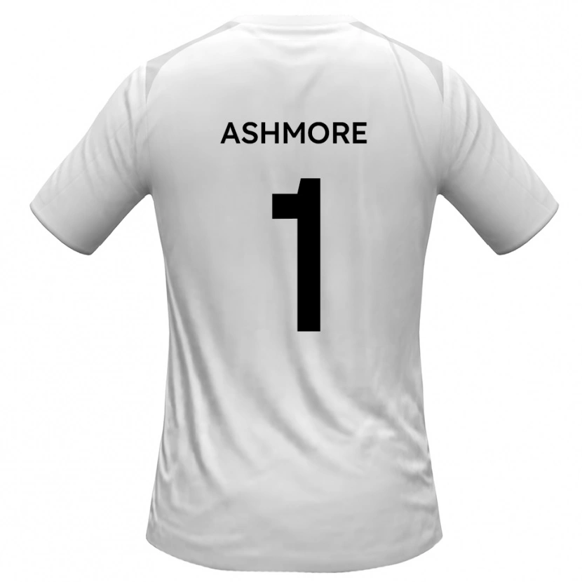 Danxen Kinderen Nathan Ashmore #1 Wit Grijs Thuisshirt Thuistenue 2025/26 T-Shirt