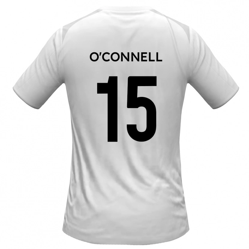 Danxen Kinderen Charlie O'connell #15 Wit Grijs Thuisshirt Thuistenue 2025/26 T-Shirt