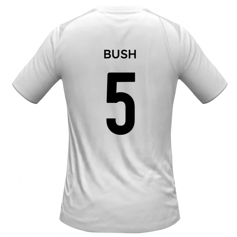 Danxen Kinderen Chris Bush #5 Wit Grijs Thuisshirt Thuistenue 2025/26 T-Shirt