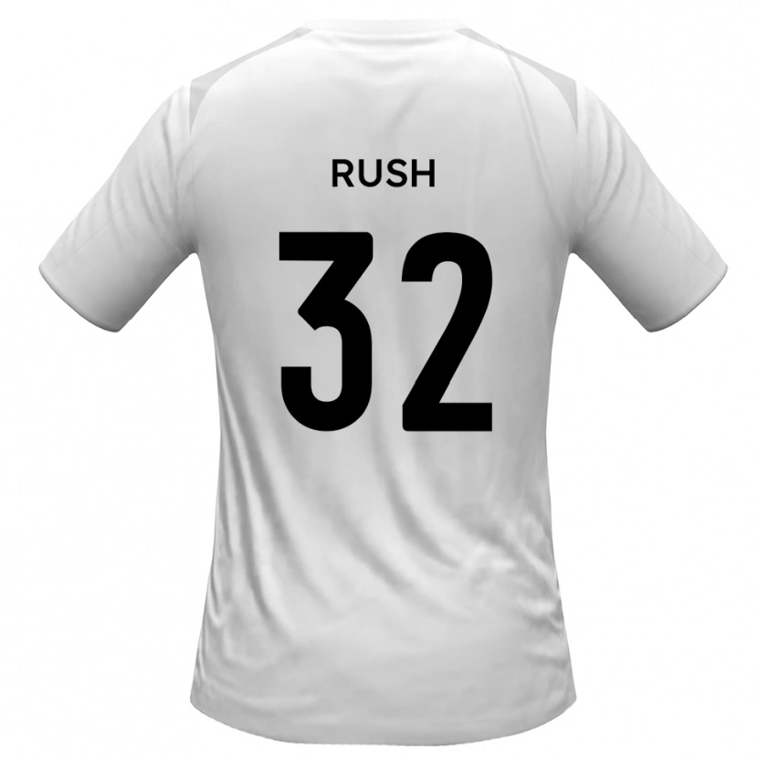 Danxen Kinderen Matt Rush #32 Wit Grijs Thuisshirt Thuistenue 2025/26 T-Shirt