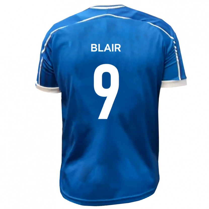 Danxen Kinderen Aaron Blair #9 Blauw Wit Thuisshirt Thuistenue 2025/26 T-Shirt