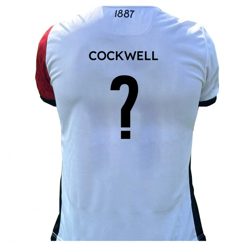 Danxen Kinderen Sam Cockwell #0 Rood Wit Thuisshirt Thuistenue 2025/26 T-Shirt