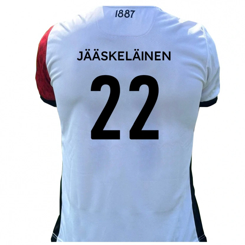 Danxen Kinderen Will Jääskeläinen #22 Rood Wit Thuisshirt Thuistenue 2025/26 T-Shirt