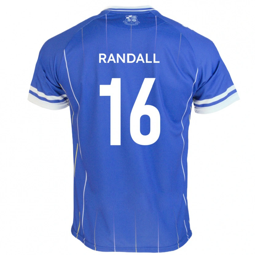 Danxen Kinderen Will Randall #16 Koningsblauw Thuisshirt Thuistenue 2025/26 T-Shirt
