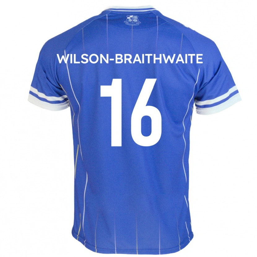 Danxen Kinderen Makai Wilson-Braithwaite #16 Koningsblauw Thuisshirt Thuistenue 2025/26 T-Shirt