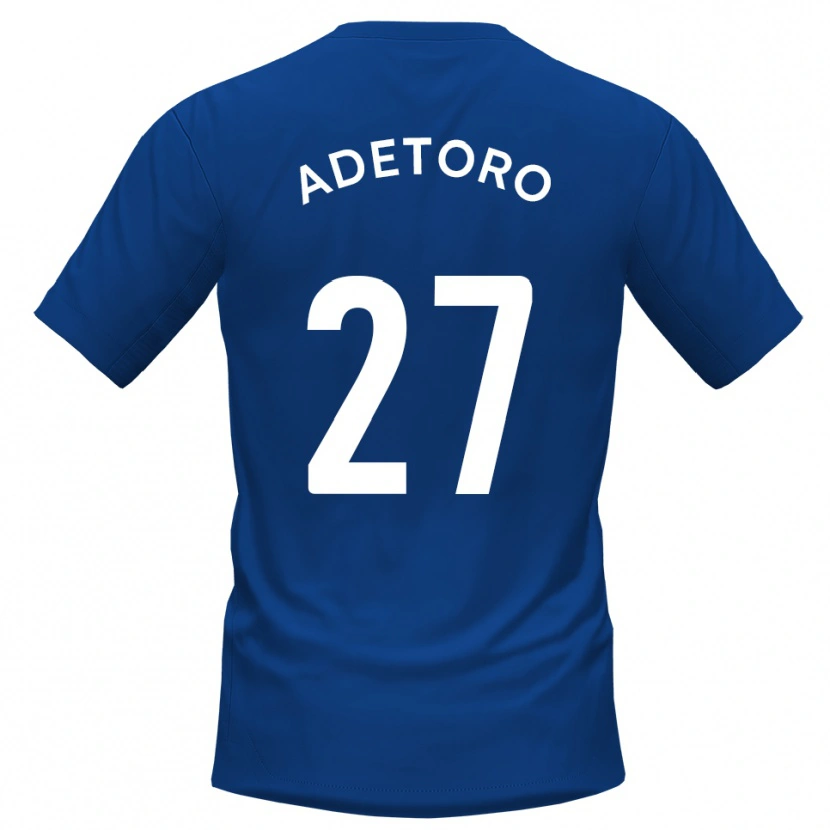 Danxen Kinderen Adam Alimi-Adetoro #27 Blauw Wit Thuisshirt Thuistenue 2025/26 T-Shirt