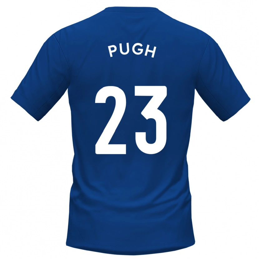 Danxen Kinderen Tom Pugh #23 Blauw Wit Thuisshirt Thuistenue 2025/26 T-Shirt