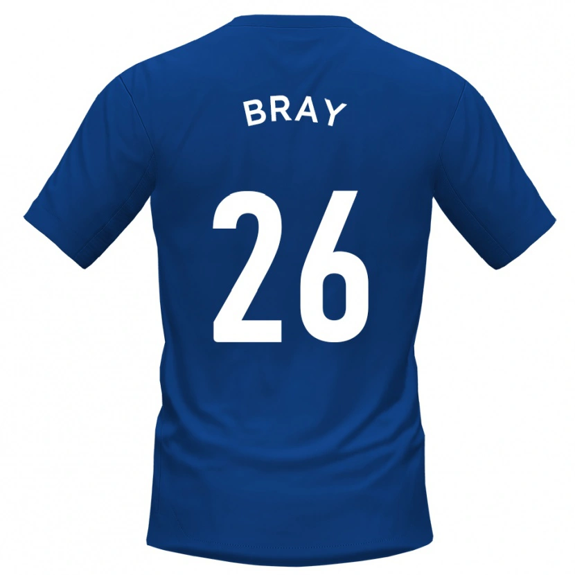 Danxen Kinderen Owen Bray #26 Blauw Wit Thuisshirt Thuistenue 2025/26 T-Shirt