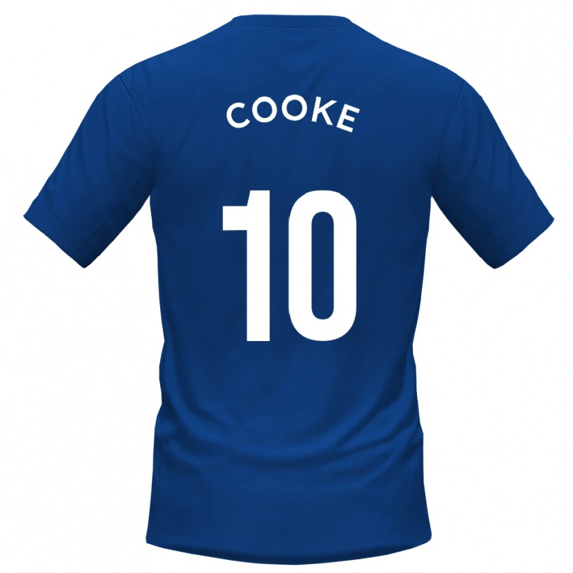 Danxen Kinderen Jamie Cooke #10 Blauw Wit Thuisshirt Thuistenue 2025/26 T-Shirt
