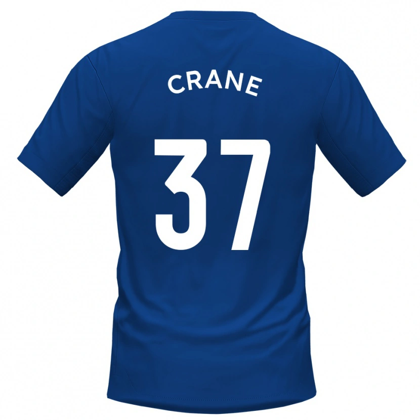 Danxen Kinderen Nick Crane #37 Blauw Wit Thuisshirt Thuistenue 2025/26 T-Shirt