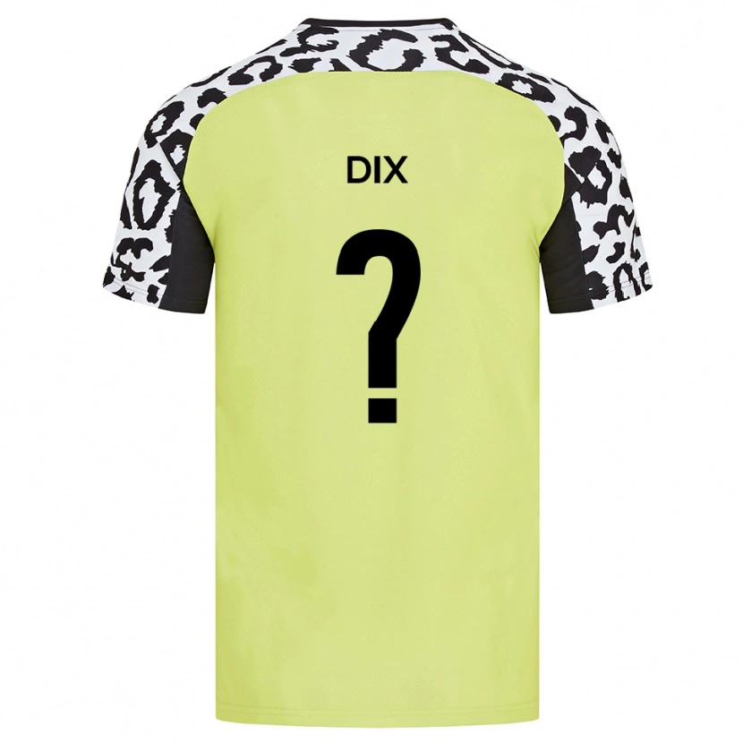 Danxen Kinderen Hannah Dix #0 Fluorescerend Geel Thuisshirt Thuistenue 2025/26 T-Shirt