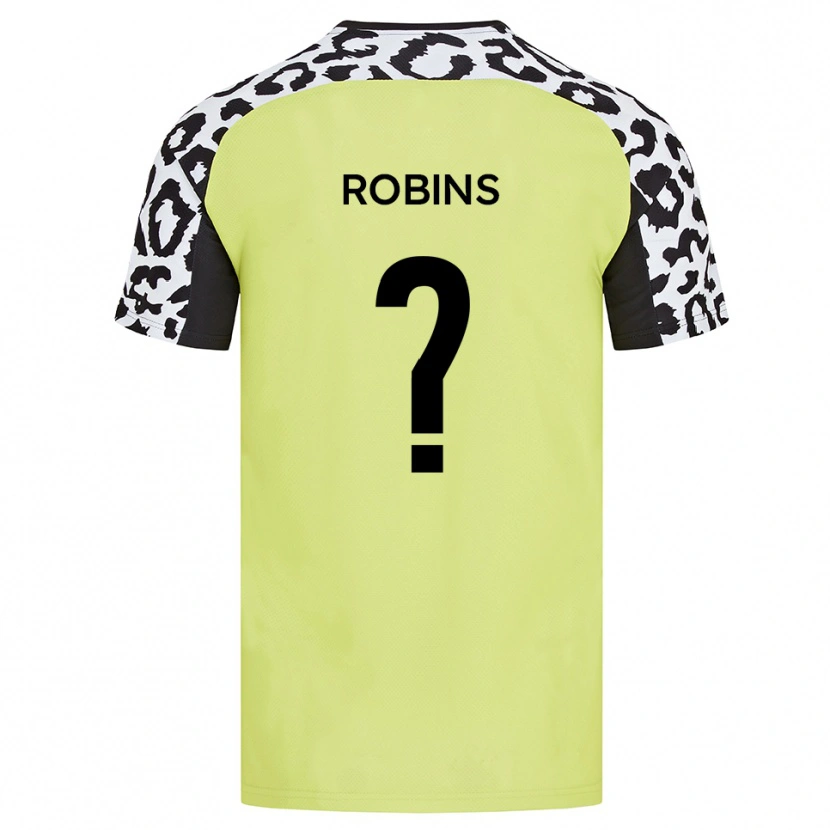 Danxen Kinderen Rhian Robins #0 Fluorescerend Geel Thuisshirt Thuistenue 2025/26 T-Shirt