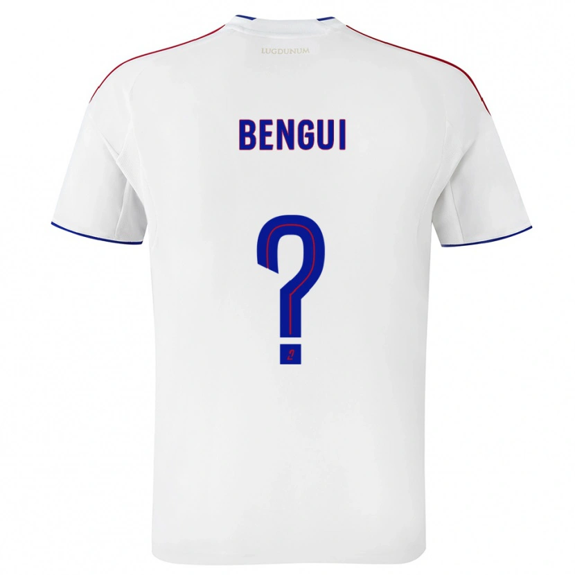 Danxen Kinderen Justin Bengui #0 Wit Rood Thuisshirt Thuistenue 2025/26 T-Shirt