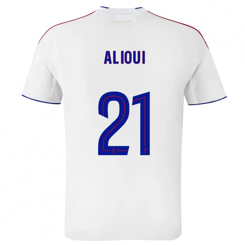 Danxen Kinderen Adam Alioui #21 Wit Rood Thuisshirt Thuistenue 2025/26 T-Shirt