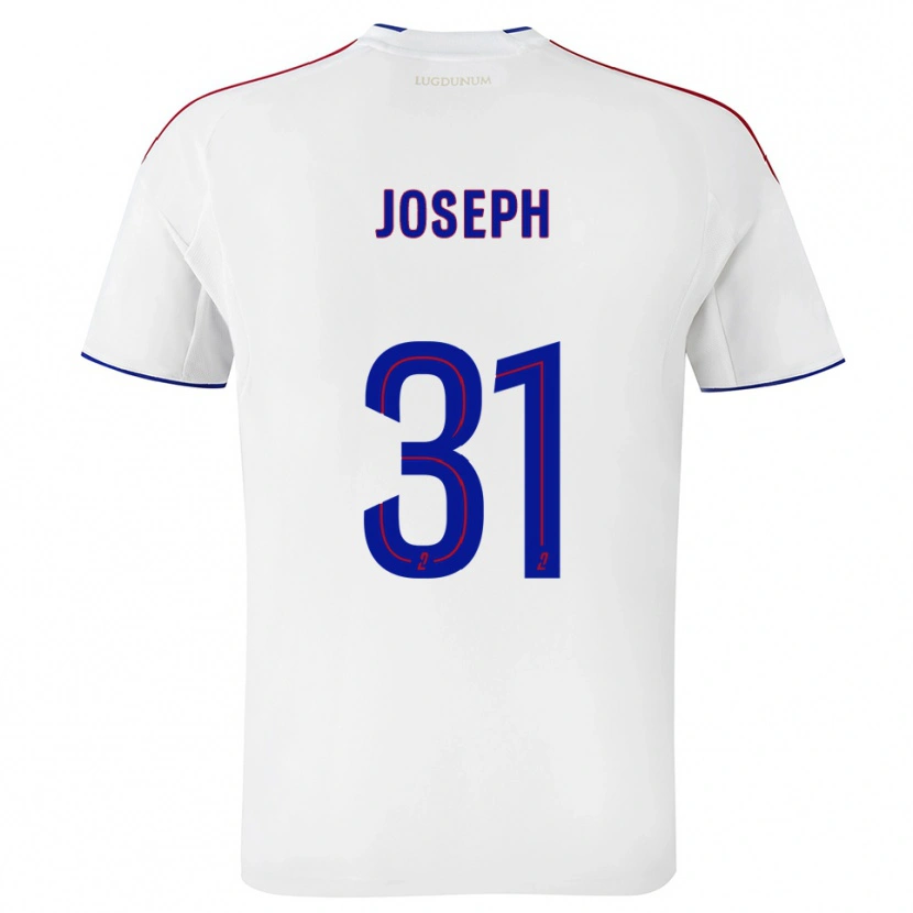 Danxen Kinderen Liana Joseph #31 Wit Rood Thuisshirt Thuistenue 2025/26 T-Shirt