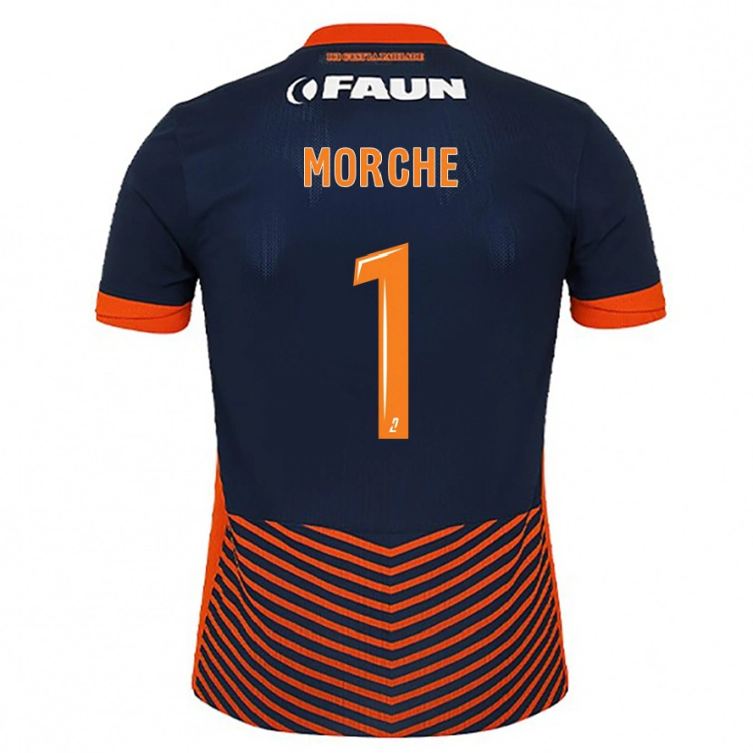Danxen Kinderen Cosette Morché #1 Middernachtblauw Oranje Thuisshirt Thuistenue 2025/26 T-Shirt
