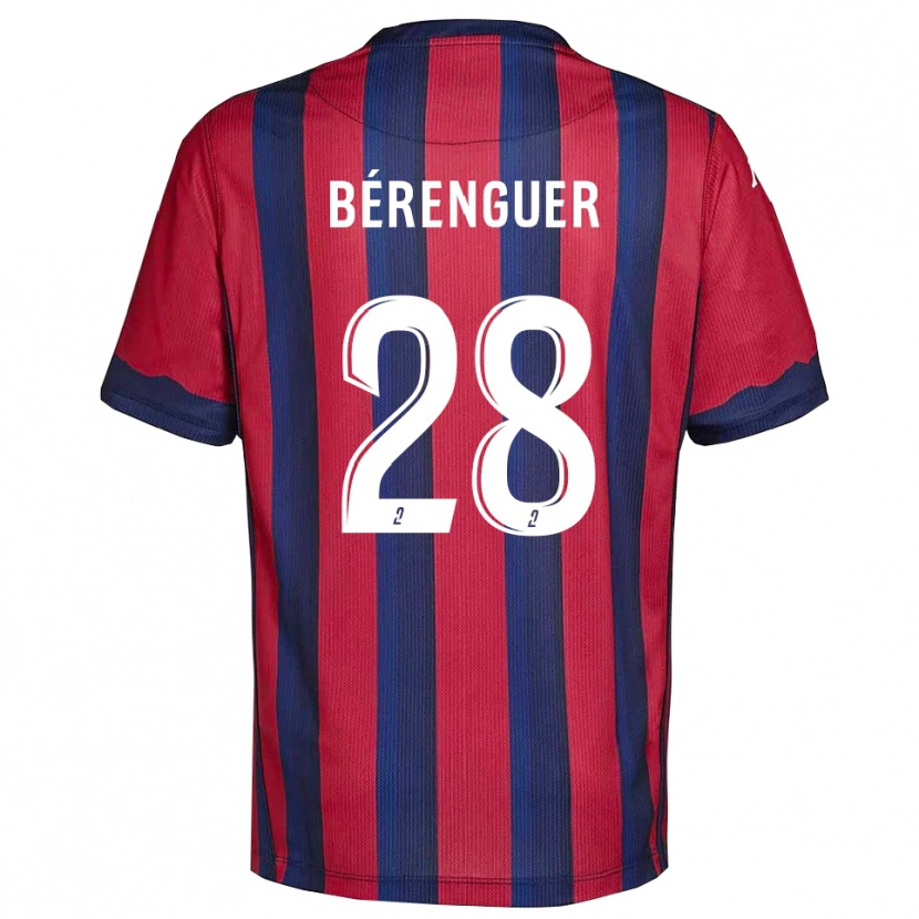 Danxen Kinderen Camille Bérenguer #28 Bourgondisch Marine Thuisshirt Thuistenue 2025/26 T-Shirt