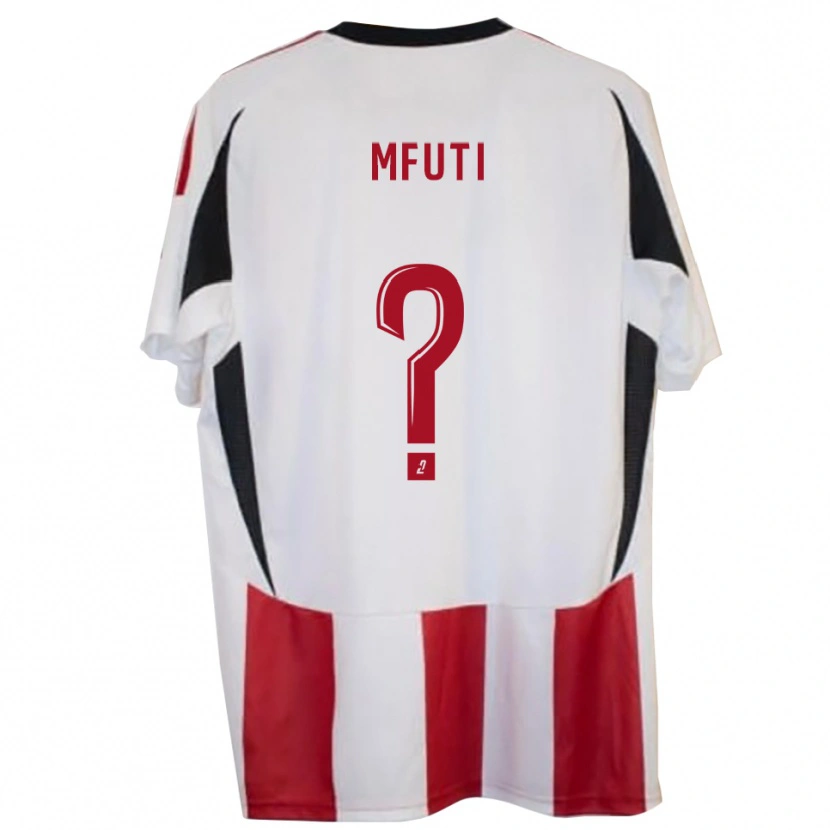 Danxen Kinderen Dorian Mfuti #0 Rood Blauw Thuisshirt Thuistenue 2025/26 T-Shirt