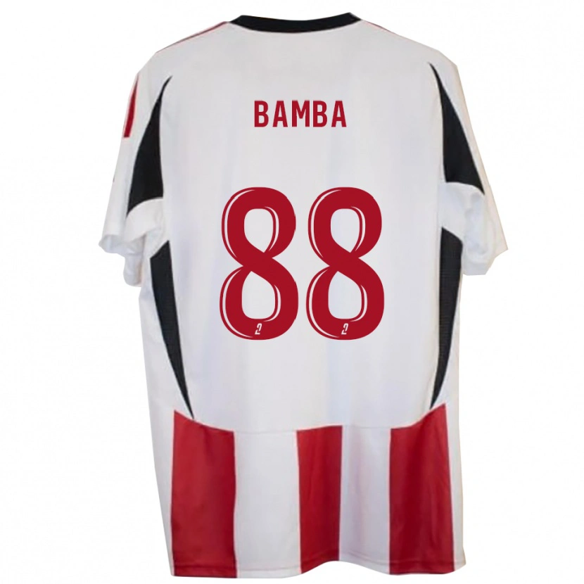 Danxen Kinderen Axel Bamba #88 Rood Blauw Thuisshirt Thuistenue 2025/26 T-Shirt
