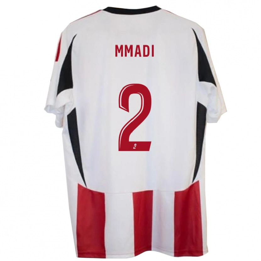 Danxen Kinderen Rouchidy Mmadi #2 Rood Blauw Thuisshirt Thuistenue 2025/26 T-Shirt