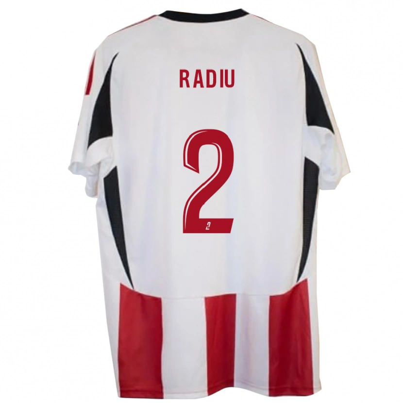 Danxen Kinderen Tony Radiu #2 Rood Blauw Thuisshirt Thuistenue 2025/26 T-Shirt
