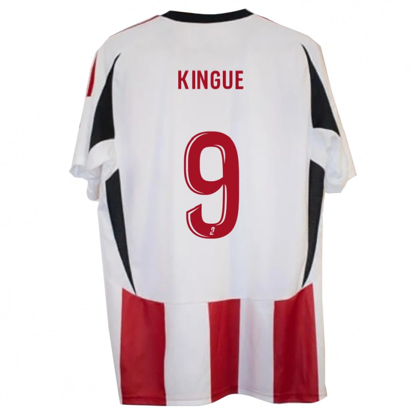 Danxen Kinderen Benjamin Kingue #9 Rood Blauw Thuisshirt Thuistenue 2025/26 T-Shirt