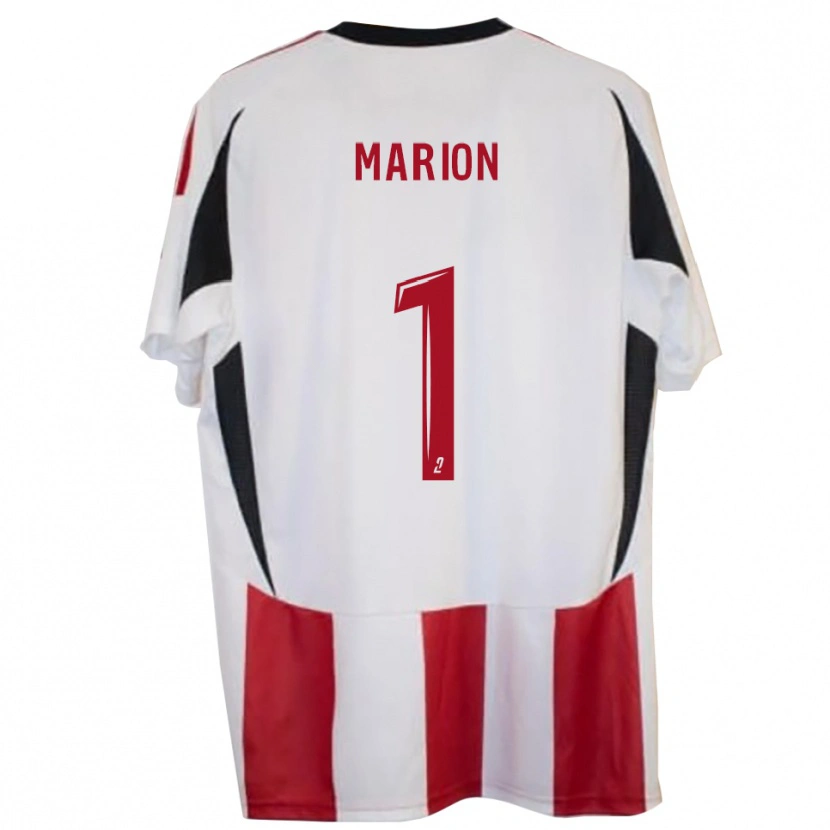 Danxen Kinderen Elyot Marion #1 Rood Blauw Thuisshirt Thuistenue 2025/26 T-Shirt