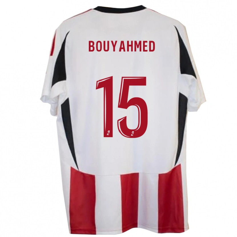 Danxen Kinderen Nasser Bouyahmed #15 Rood Blauw Thuisshirt Thuistenue 2025/26 T-Shirt