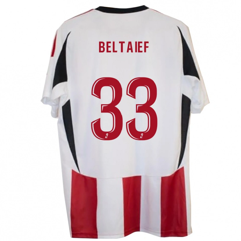 Danxen Kinderen Zyed Beltaief #33 Rood Blauw Thuisshirt Thuistenue 2025/26 T-Shirt