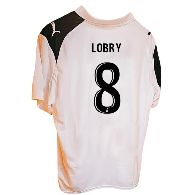 Danxen Kinderen Victor Lobry #8 Zwart Wit Thuisshirt Thuistenue 2025/26 T-Shirt