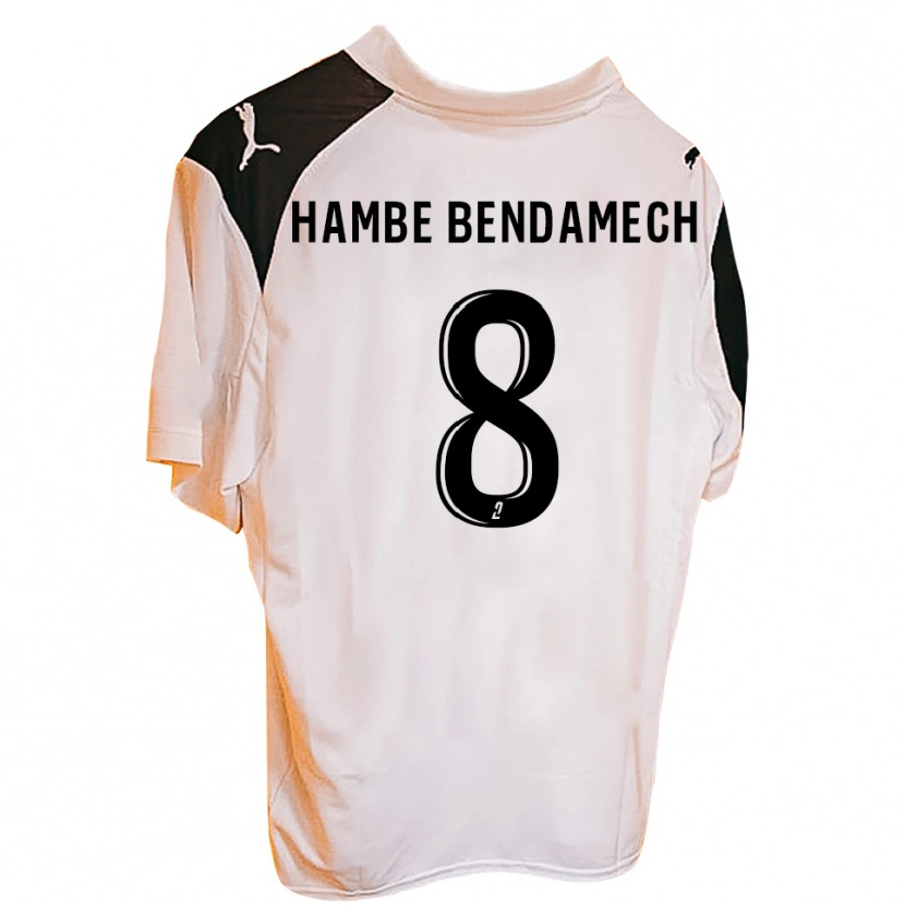 Danxen Kinderen Liam Hambe Bendamech #8 Zwart Wit Thuisshirt Thuistenue 2025/26 T-Shirt