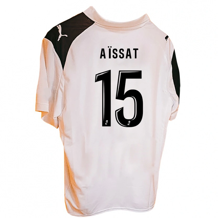 Danxen Kinderen Oscar Aïssat #15 Zwart Wit Thuisshirt Thuistenue 2025/26 T-Shirt