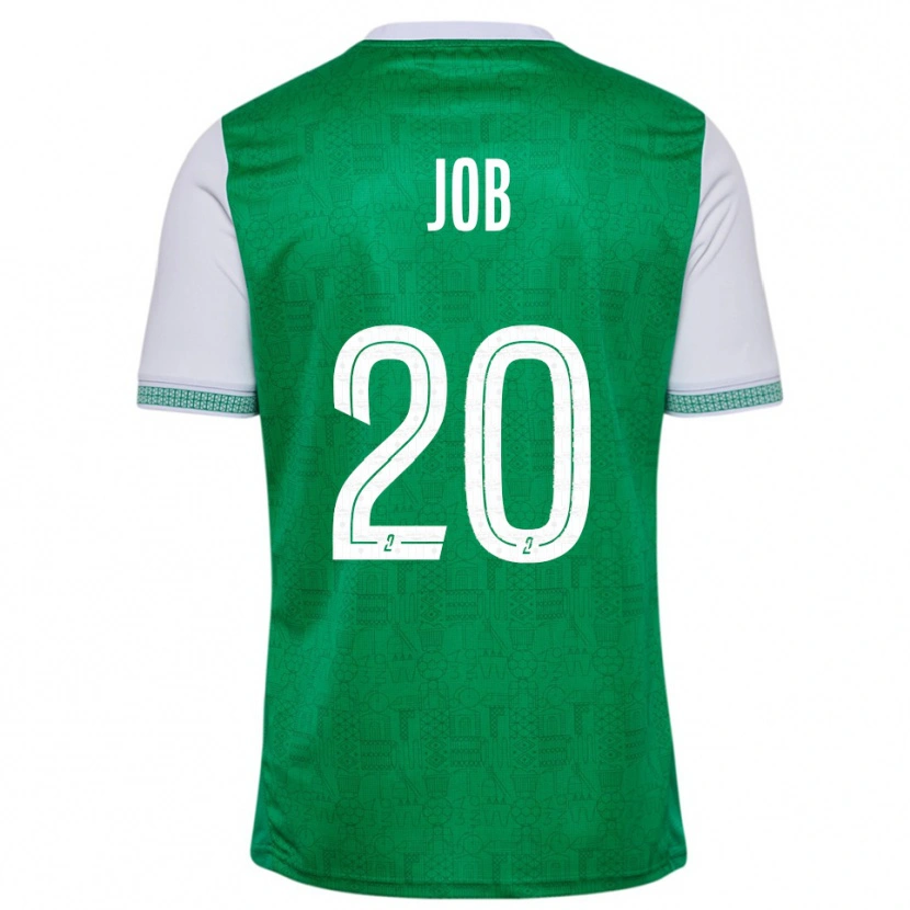Danxen Kinderen Taëryne Job #20 Groen Wit Thuisshirt Thuistenue 2025/26 T-Shirt