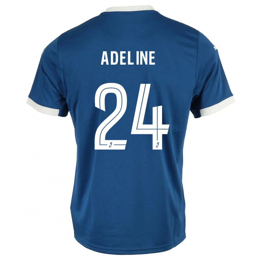Danxen Kinderen Martin Adeline #24 Blauw Wit Thuisshirt Thuistenue 2025/26 T-Shirt