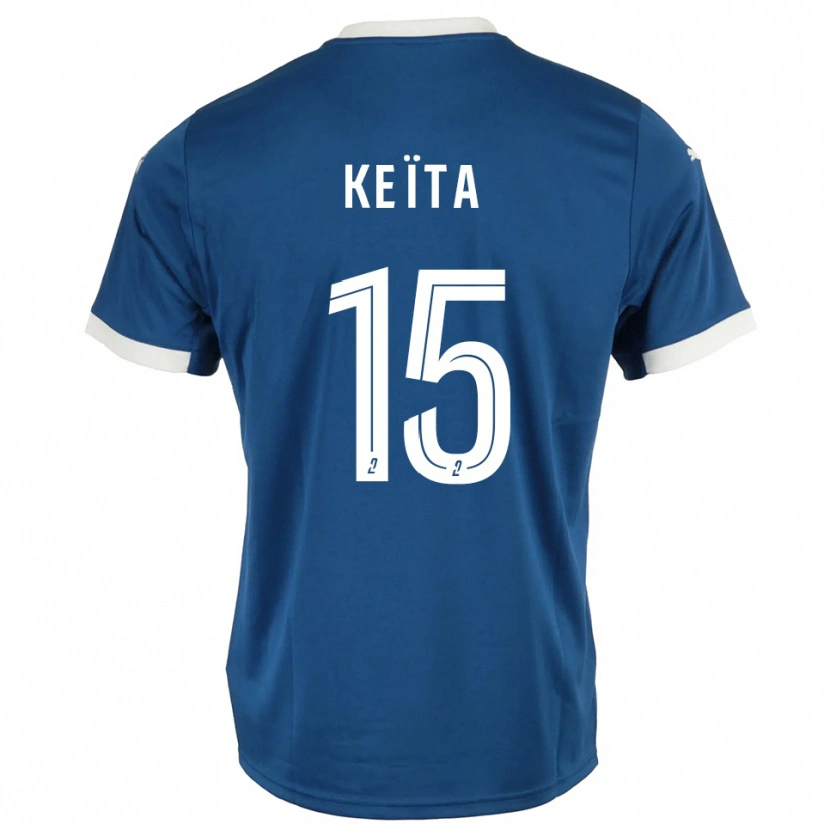 Danxen Kinderen Modibo Keïta #15 Blauw Wit Thuisshirt Thuistenue 2025/26 T-Shirt