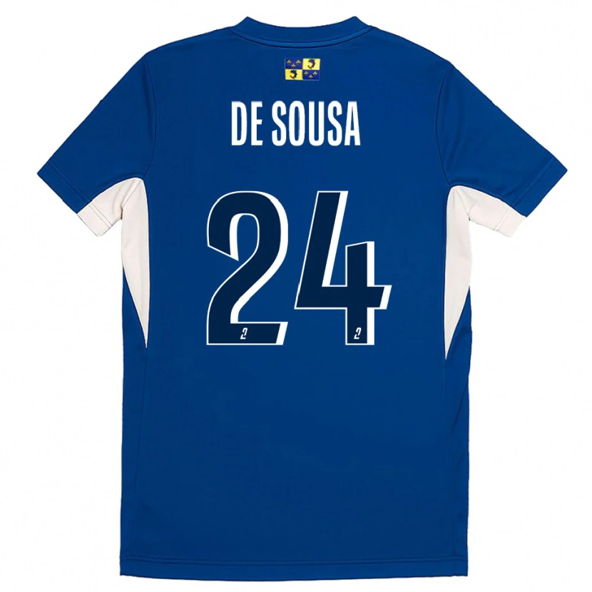 Danxen Kinderen Tifanie De Sousa #24 Blauw Marine Thuisshirt Thuistenue 2025/26 T-Shirt
