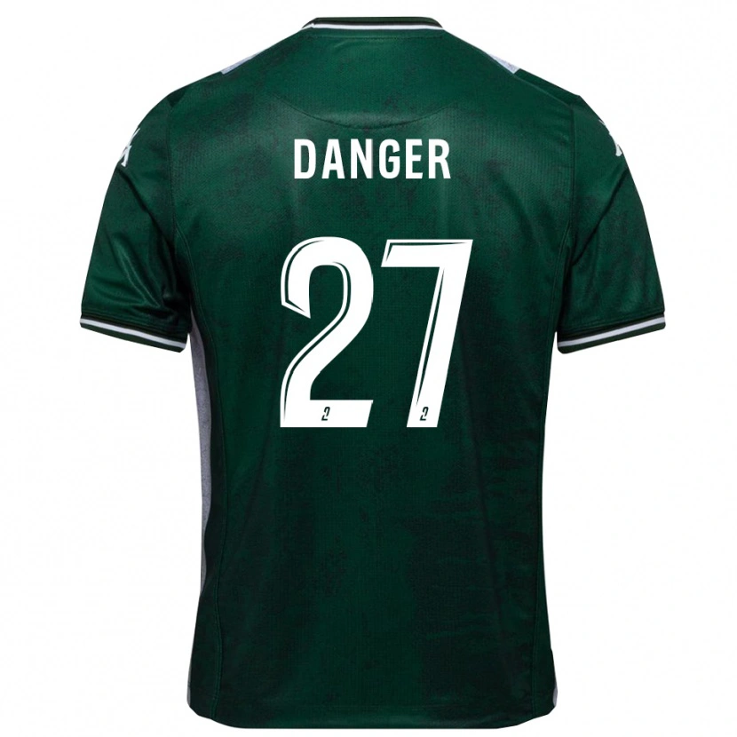 Danxen Kinderen Bradley Danger #27 Groen Wit Thuisshirt Thuistenue 2025/26 T-Shirt