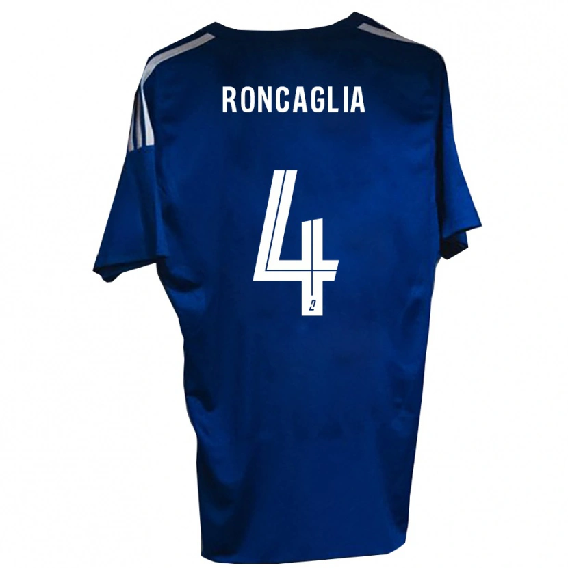 Danxen Kinderen Anthony Roncaglia #4 Blauw Wit Thuisshirt Thuistenue 2025/26 T-Shirt