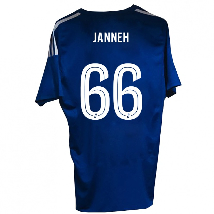Danxen Kinderen Jocelyn Janneh #66 Blauw Wit Thuisshirt Thuistenue 2025/26 T-Shirt