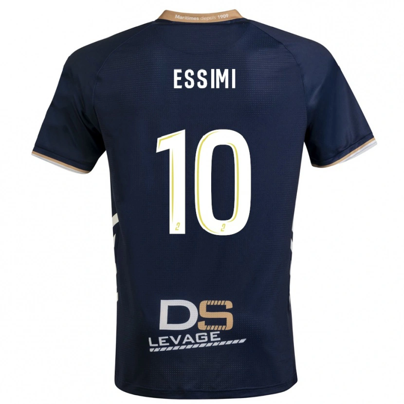 Danxen Kinderen Marco Essimi #10 Marine Goud Thuisshirt Thuistenue 2025/26 T-Shirt