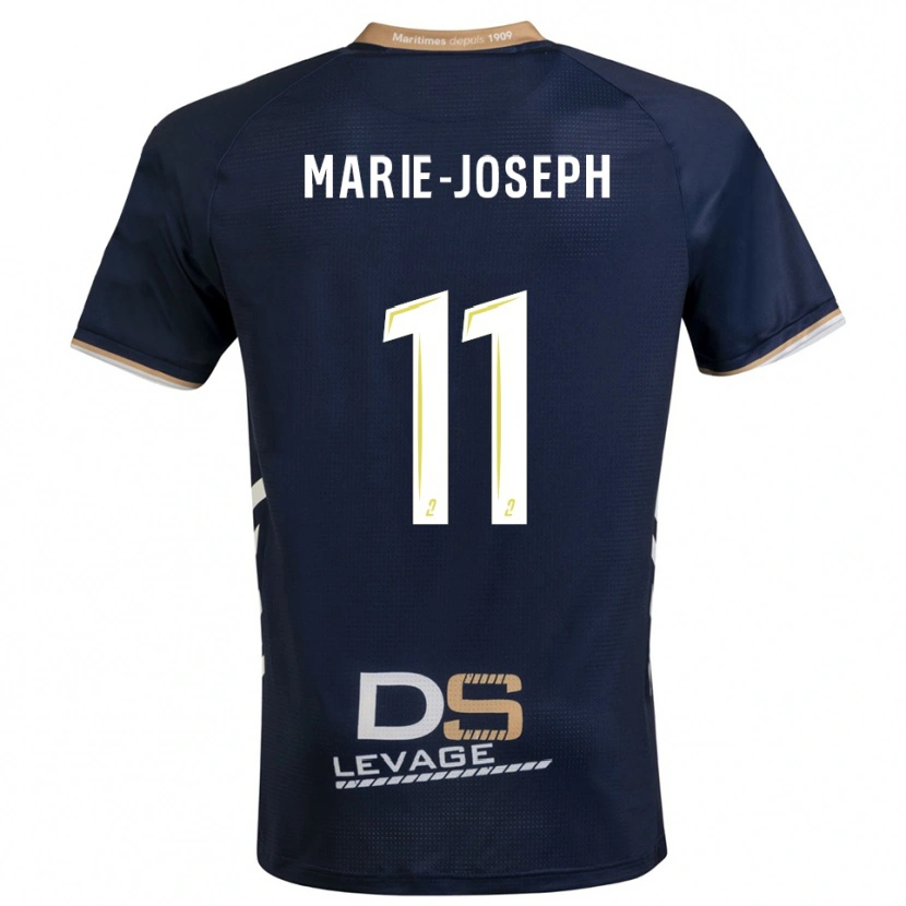 Danxen Kinderen Thomas Marie-Joseph #11 Marine Goud Thuisshirt Thuistenue 2025/26 T-Shirt