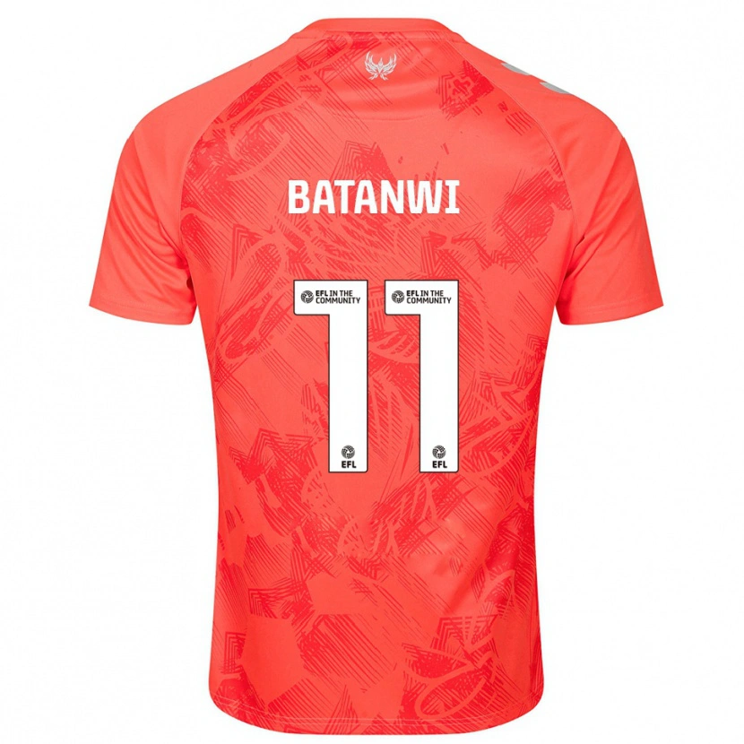Danxen Kinderen Tristen Batanwi #11 Oranje Wit Uitshirt Uittenue 2025/26 T-Shirt