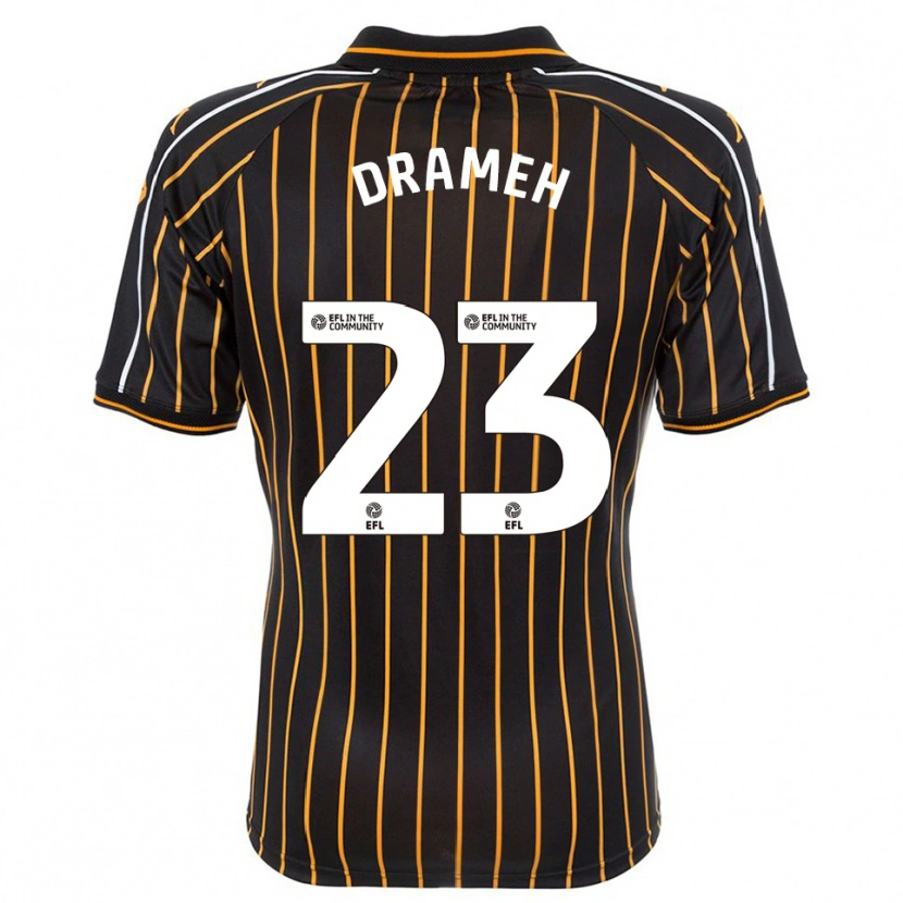 Danxen Kinderen Cody Drameh #23 Wit Zwart Uitshirt Uittenue 2025/26 T-Shirt