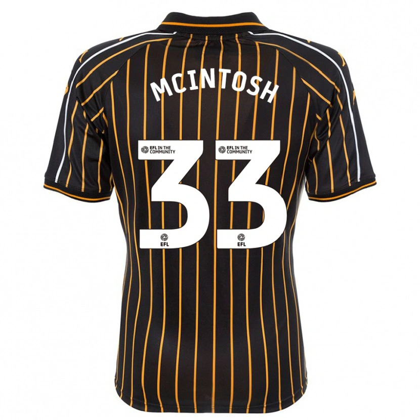 Danxen Kinderen Lucy Mcintosh #33 Wit Zwart Uitshirt Uittenue 2025/26 T-Shirt