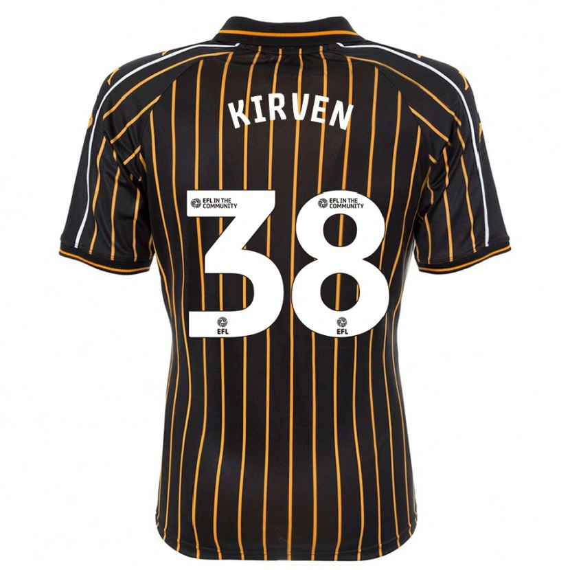 Danxen Kinderen Tess Kirven #38 Wit Zwart Uitshirt Uittenue 2025/26 T-Shirt